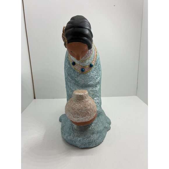Native American Woman Figurine Statue - Picture 2 of 10